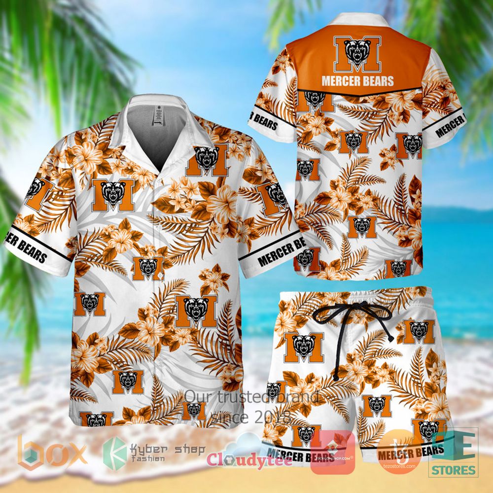 Mercer Bears Hawaiian Shirt, Short – LIMITED EDITION