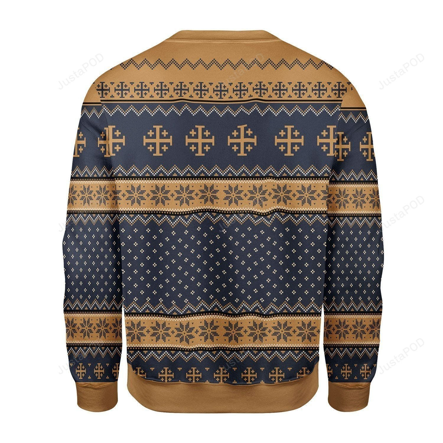 Merry Christmas Gearhomies Jesus Ugly Christmas Sweater All Over Print