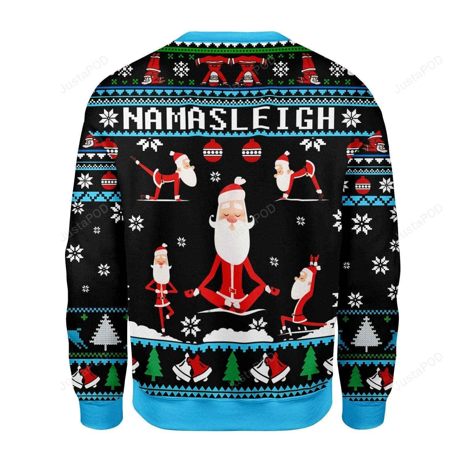 Merry Christmas Gearhomies Namasleigh Santa Ugly Christmas Sweater All Over