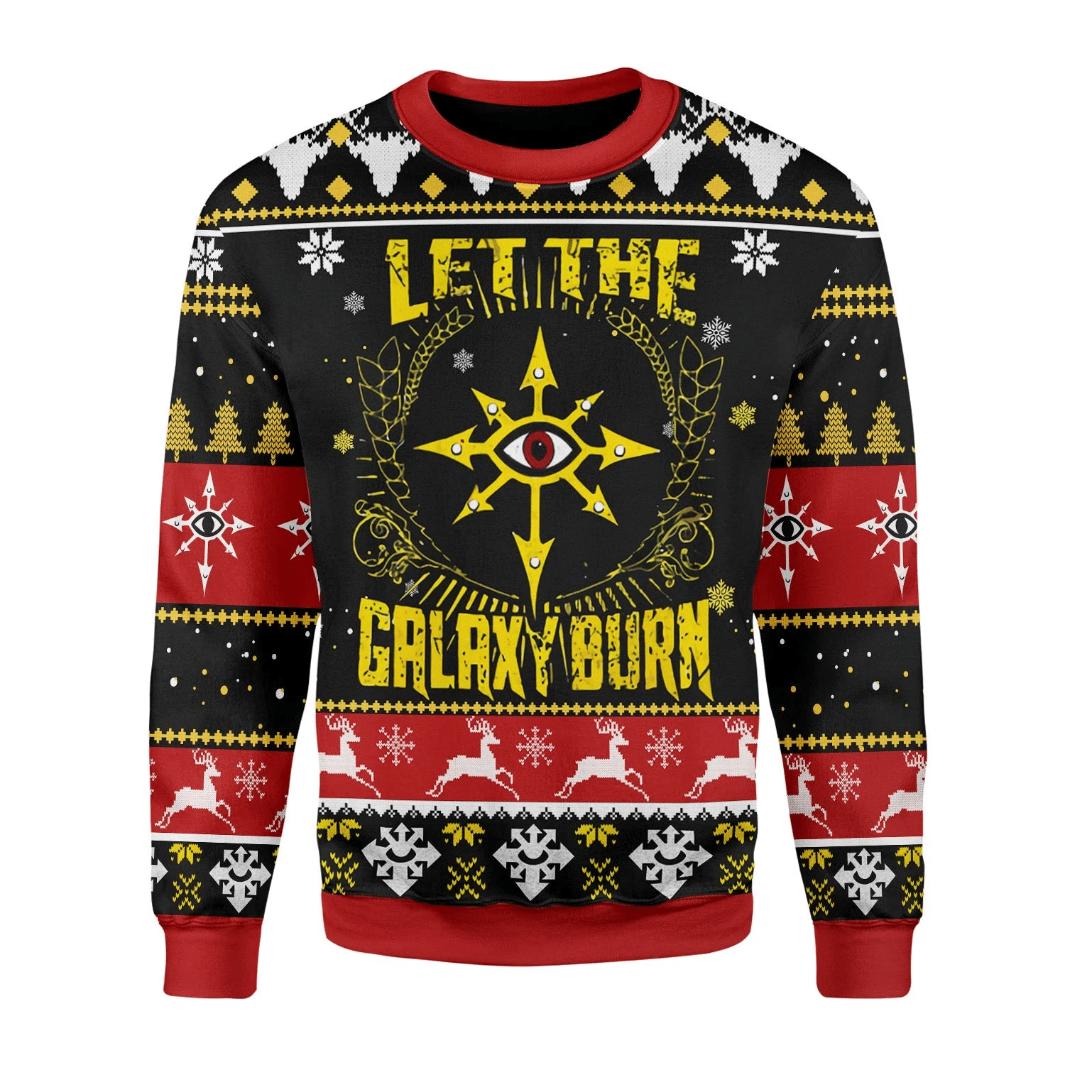 Merry Christmas Let The Galaxy Burn For Unisex Ugly Christmas