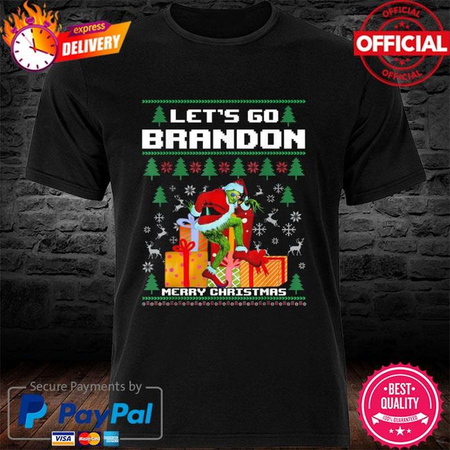 Merry Christmas Let’s go Branson Brandon Ugly Christmas Tee Shirt