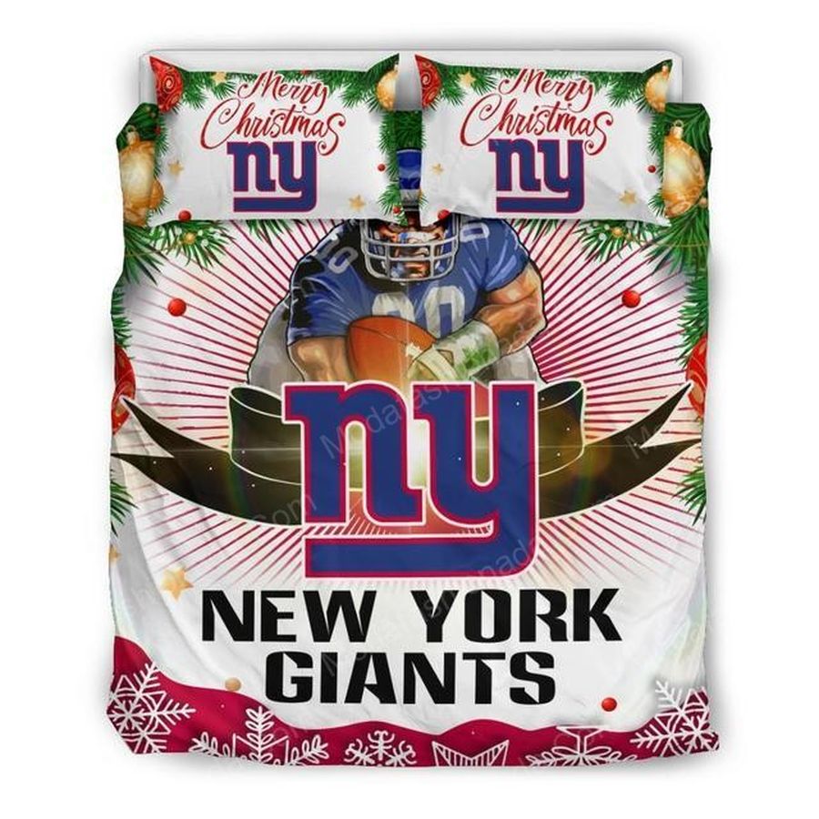 Merry Christmas New York Giants Football Sport 1 Bedding Set – Duvet Cover – 3D New Luxury – Twin Full Queen King Size Comforter Cover