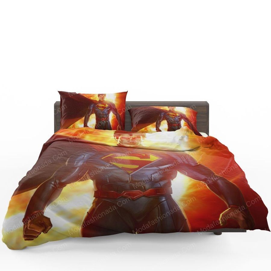 Merry Christmas Superman Comic Book Character 1 Bedding Set – Duvet Cover – 3D New Luxury – Twin Full Queen King Size Comforter Cover