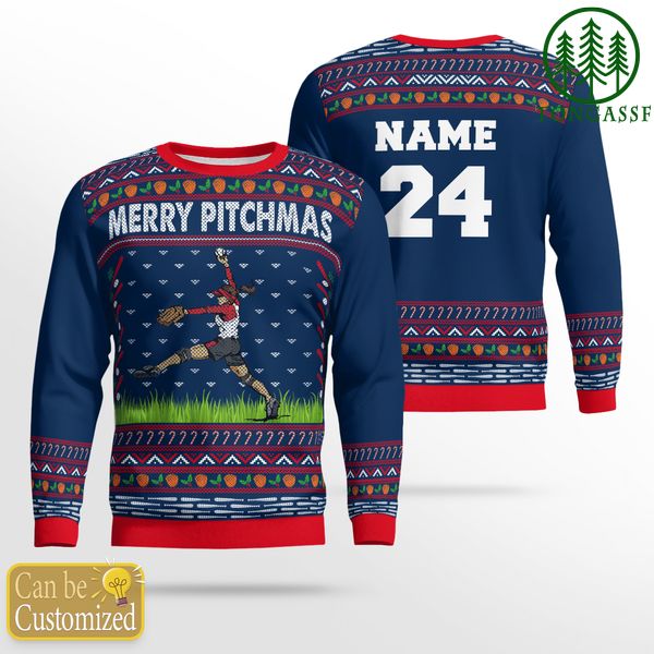 MERRY PITCHMAS UGLY SWEATER CUSTOM