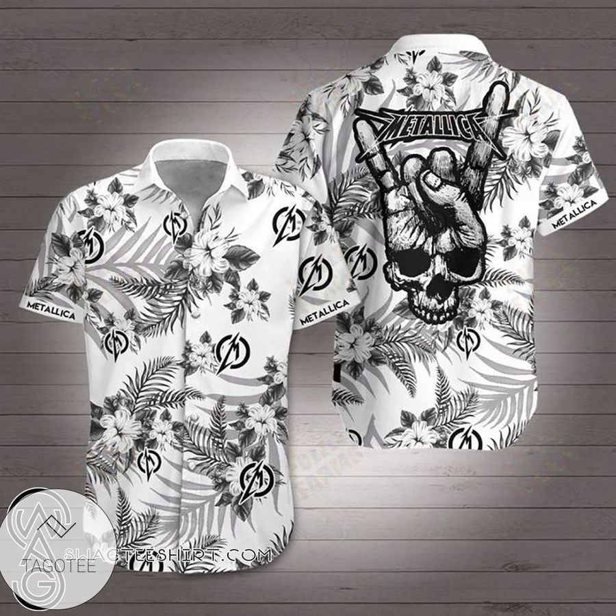 Metallic Band Hawaiian Shirt Style 3