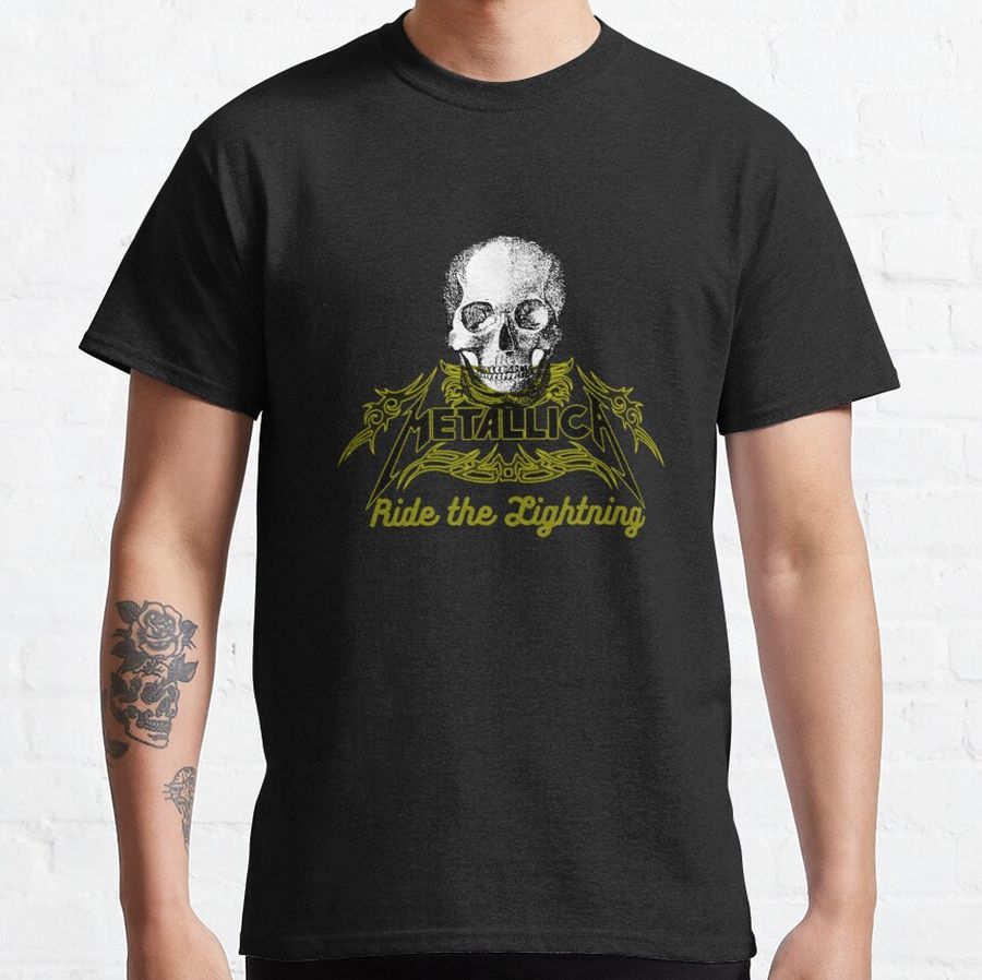 METALLICA Band Vintage - Ride The Lightning Classic T-Shirt
