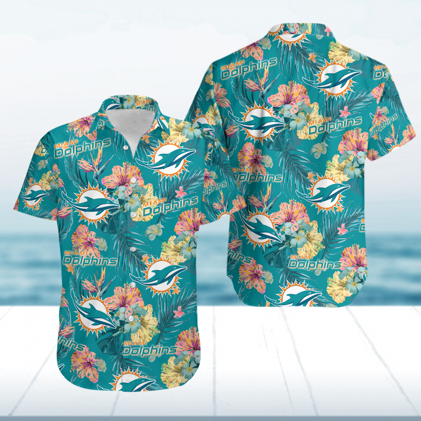 Miami Dolphins Hawaiian Shirt Island Summer