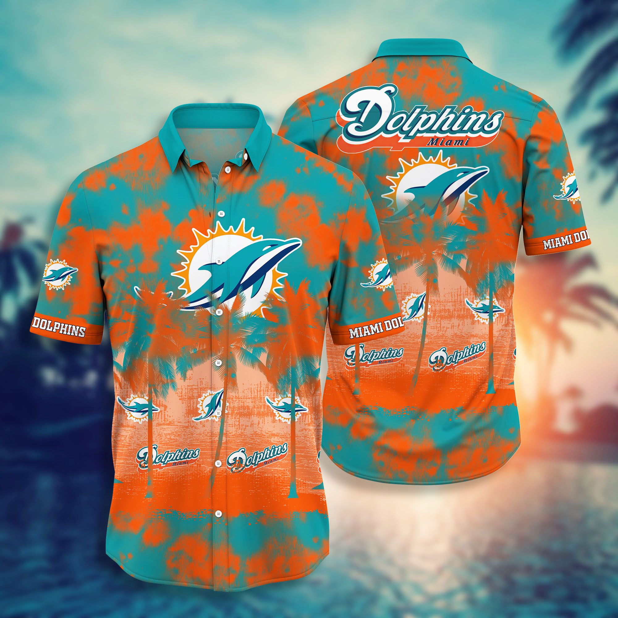 Miami Dolphins Hawaiian Shirt Style Hot