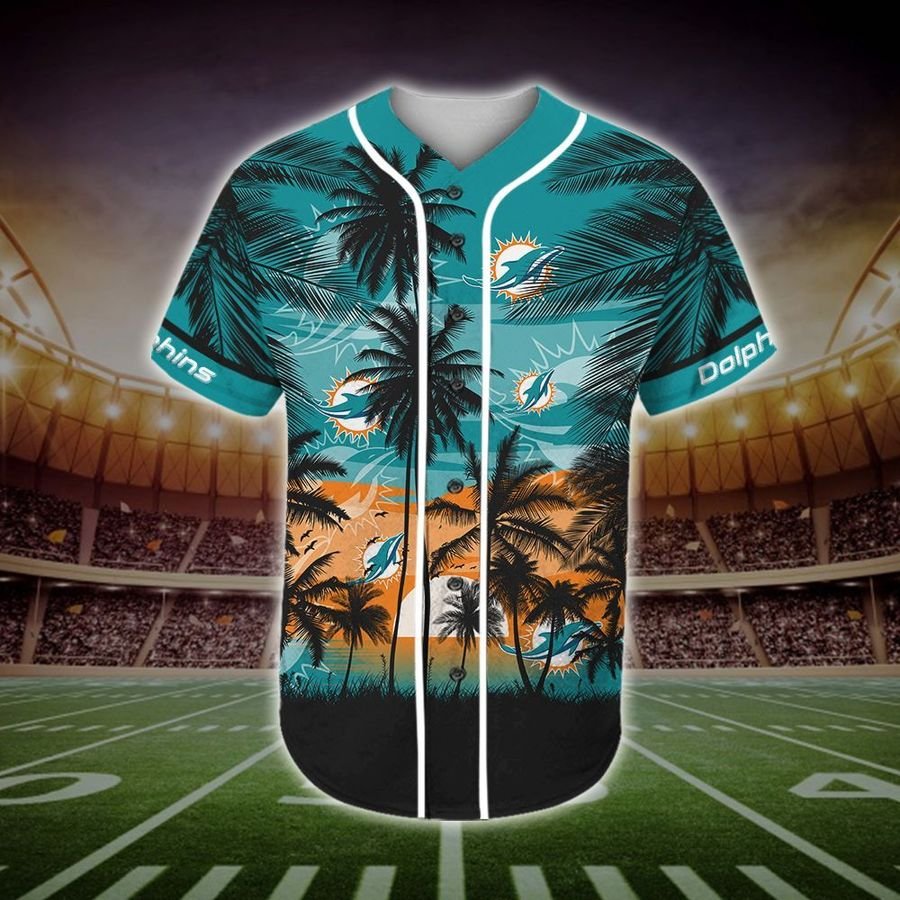 Miami Dolphins Hawaiian Shirt Tropical Cool