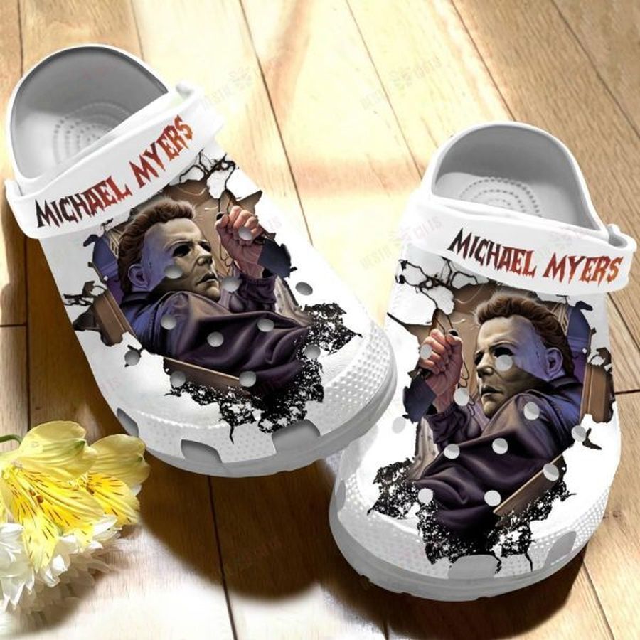 Michael Myers Halloween Gifts Adults Kids Crocs Shoes Crocband Clog For Men Women Ht