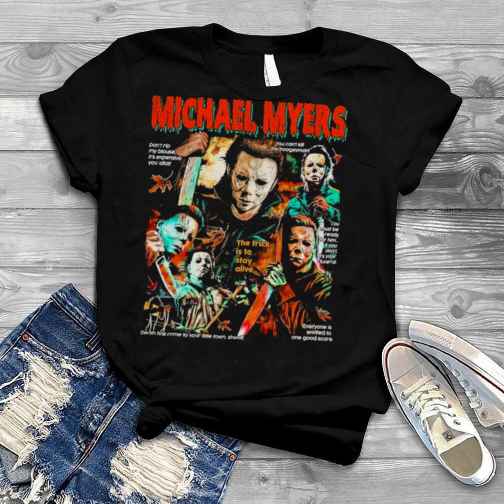 Michael Myers Horror Movie Fan Style 2022 Retro T shirt