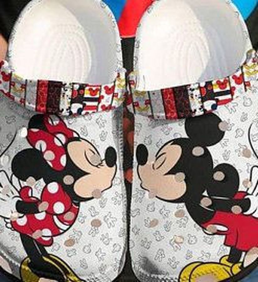 Mickey And Minnie Crocs Crocband Clog  Clog Comfortable For Mens And Womens Classic Clog  Water Shoes  Comfortable