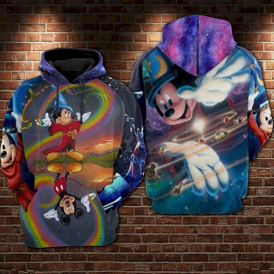 Mickey And Minnie Hoodie Sweater Shirt 090227