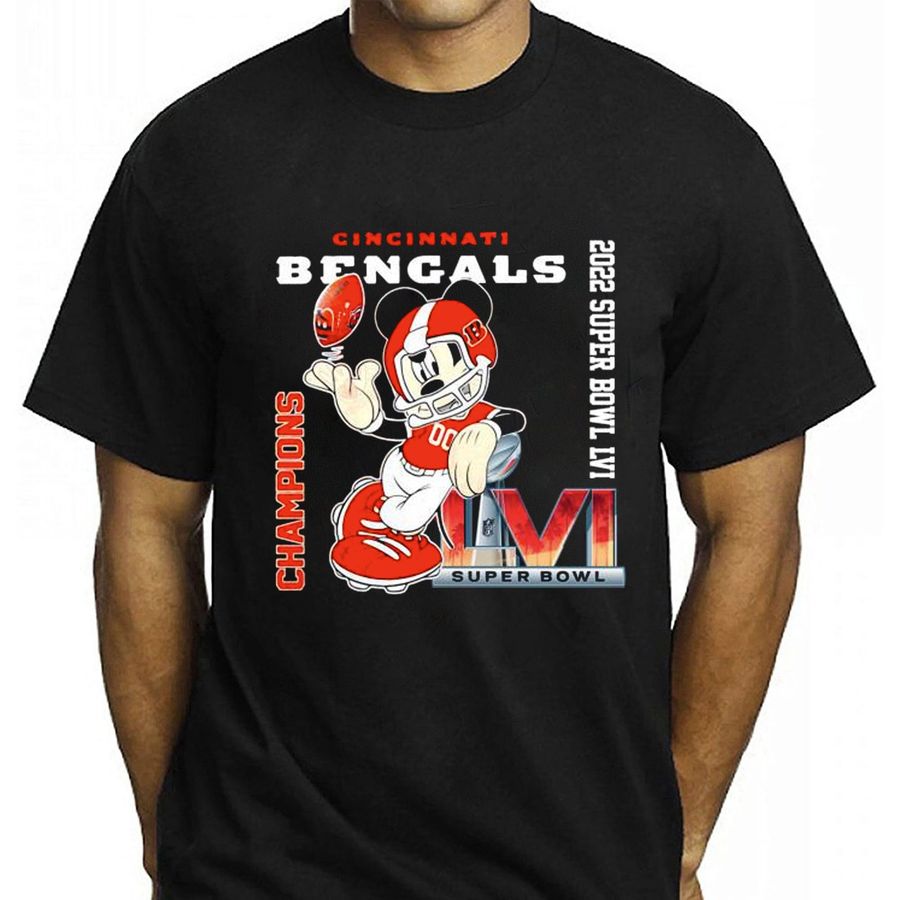 Mickey Bengals 2022 Champions Super Bowl Shirt
