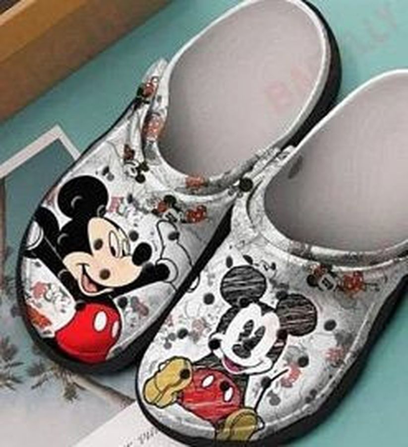 Mickey Mouse Crocs Crocband Clog  Clog Comfortable For Mens And Womens Classic Clog  Water Shoes  Comfortable