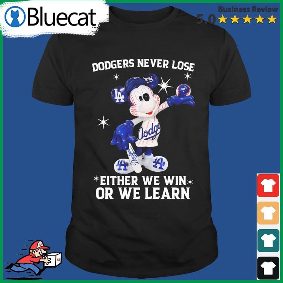 Mickey Hands La Dodgers Long Sleeve Shirt