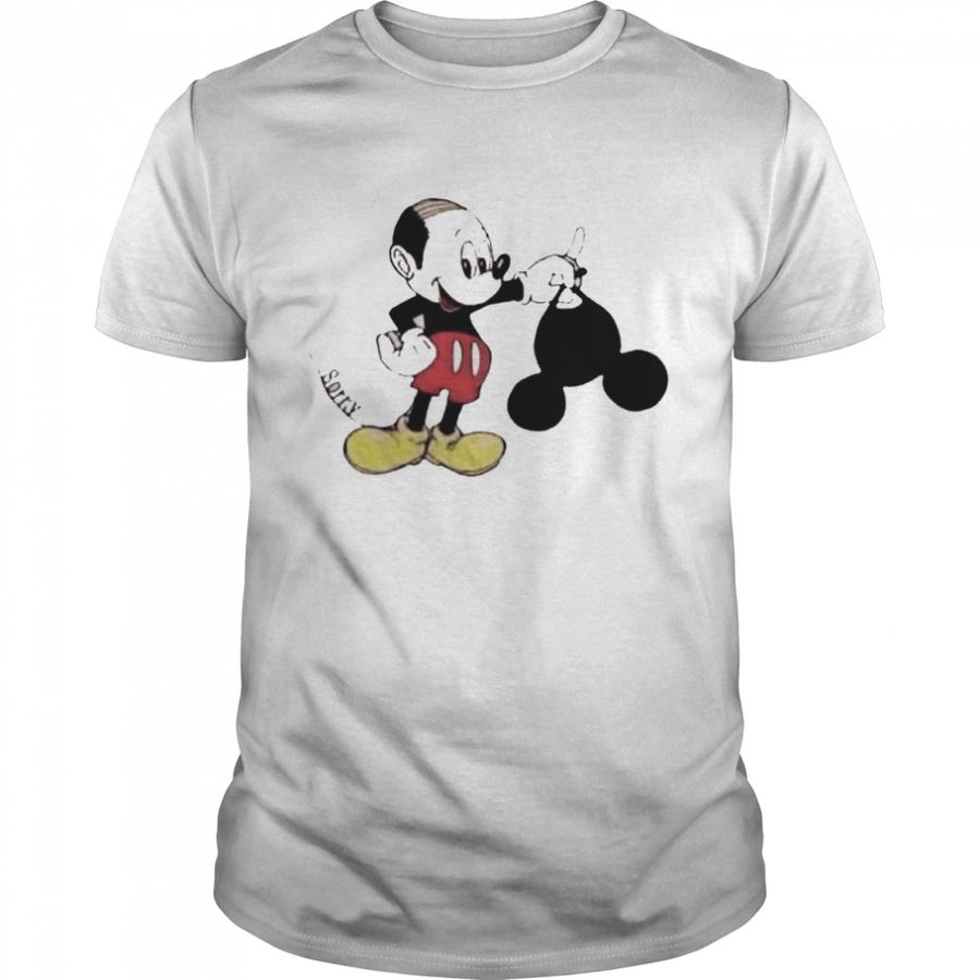 Mickey Mouse sorry funny hair shirt