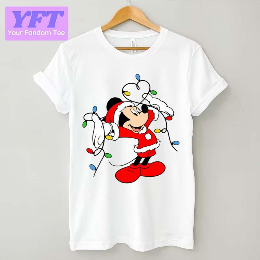 Mickeyminnie Couple Christmas Mickey Mouse Disney Cartoon Unisex T-Shirt