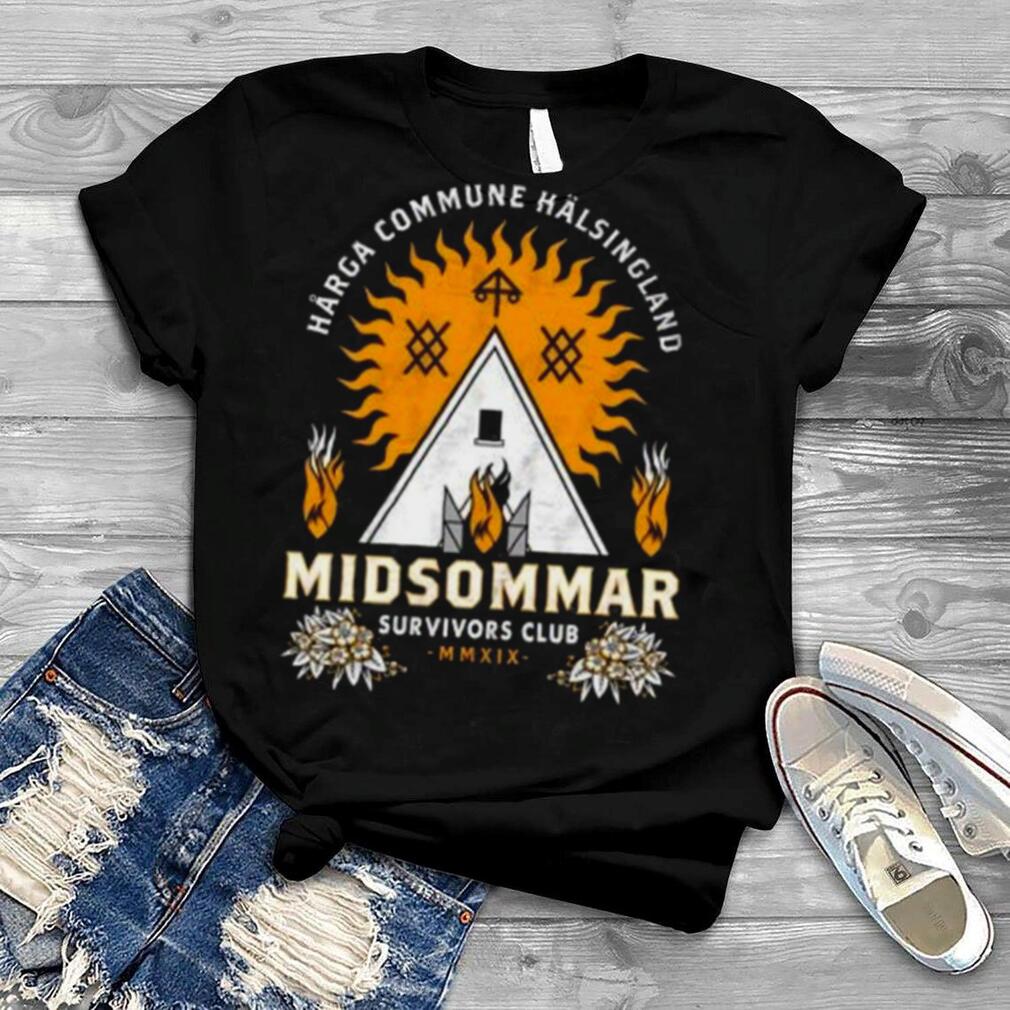 Midsommar Survival Club Scary Horror Distressed Summer Festival Survivors Club shirt