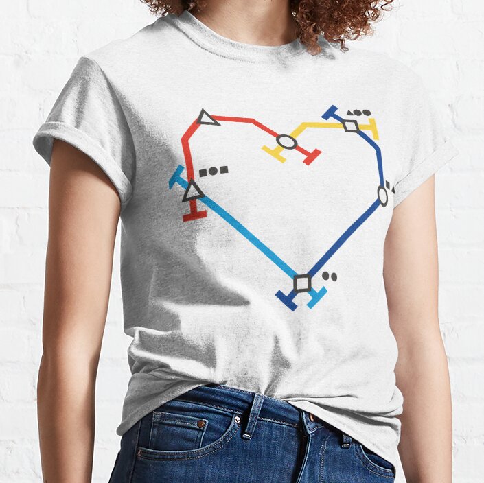 Mini Metro Heart Essential  Classic T-Shirt
