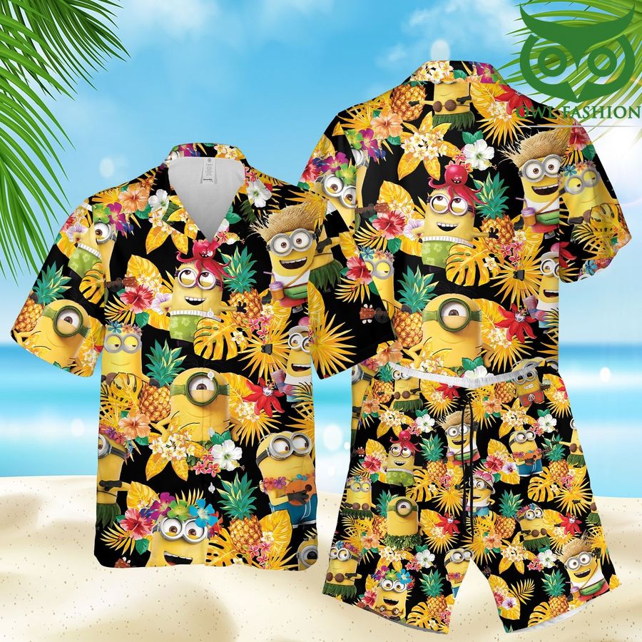 Minions cute tropical Summer Hawaiian Outfit