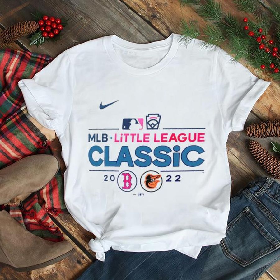 MLB Baltimore Orioles vs Boston Red Sox Nike 2022 Little League Classic Matchup T Shirt