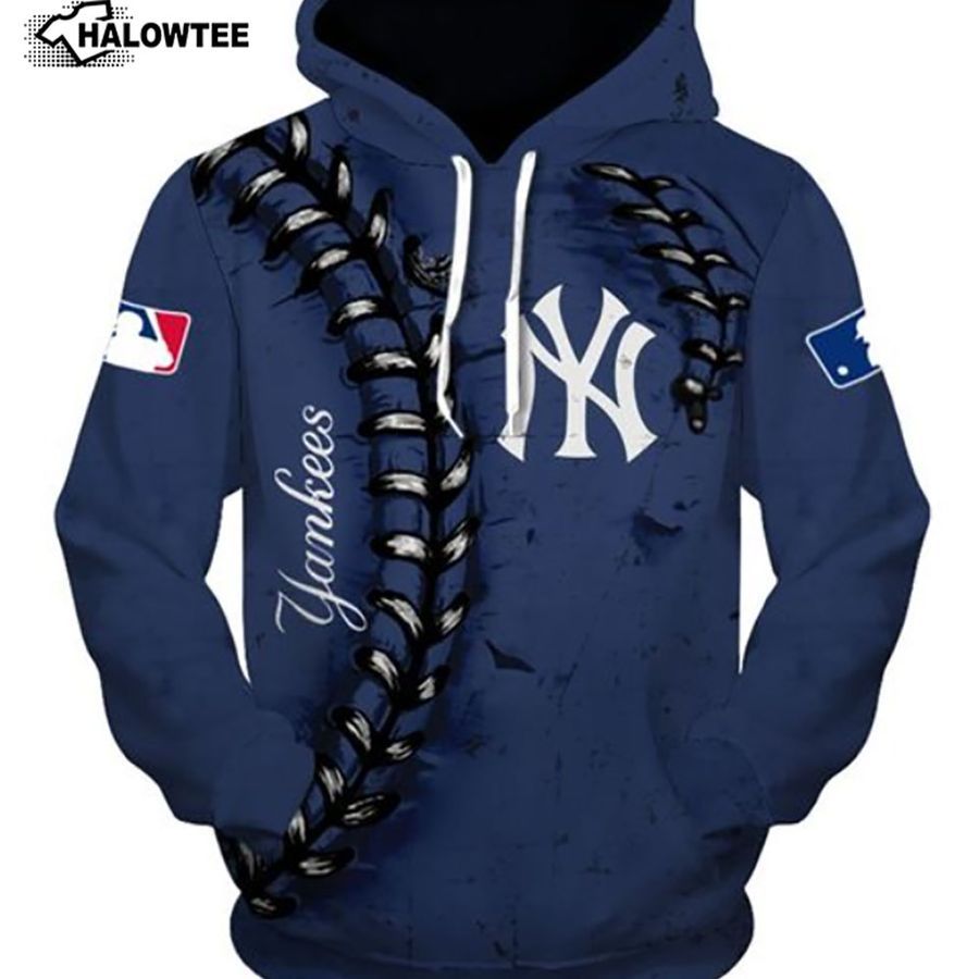 MLB New York Yankees MLB 3D Hoodie Yankees 3D Hoodie Size From S to 5XL Baseball Gift For Fans MLB
