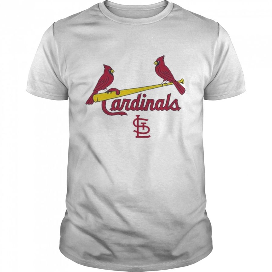 Mlb St Louis Cardinals Fanatics Big Tall Team Logo Lockup T-Shirt