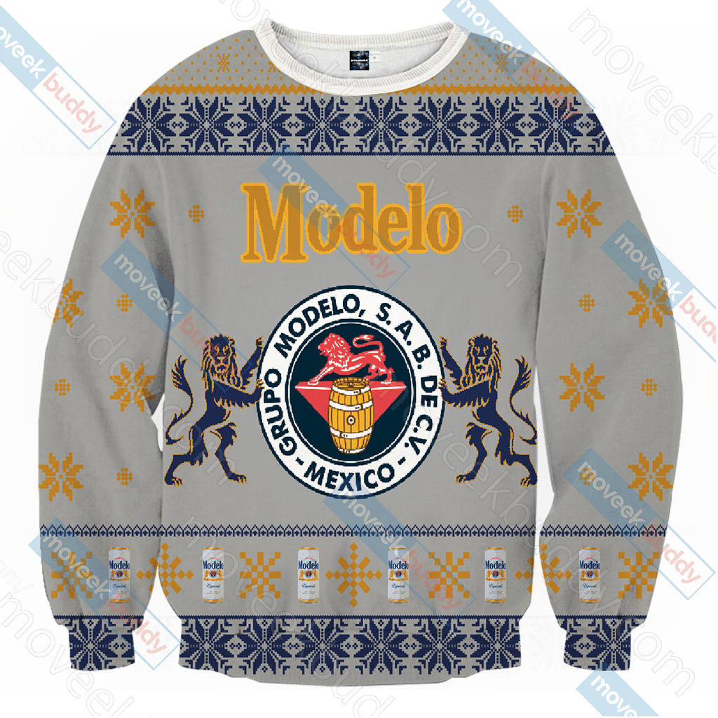 Modelo Version 2 Ugly Christmas Sweater All Over Print Sweatshirt