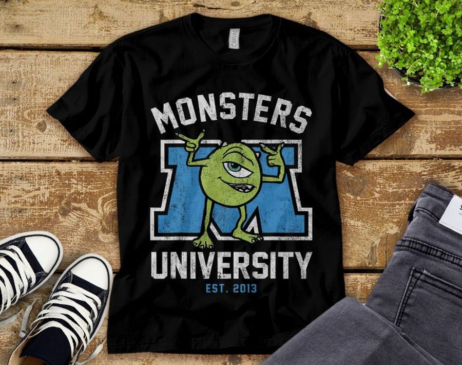 Monsters University Mike Graphic Unisex Tee Adult T-Shirt