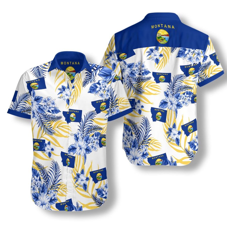 Montana Proud Hawaiian Shirt Pre11033, Hawaiian shirt, beach shorts, One-Piece Swimsuit, Polo shirt, funny shirts, gift shirts, Graphic Tee
