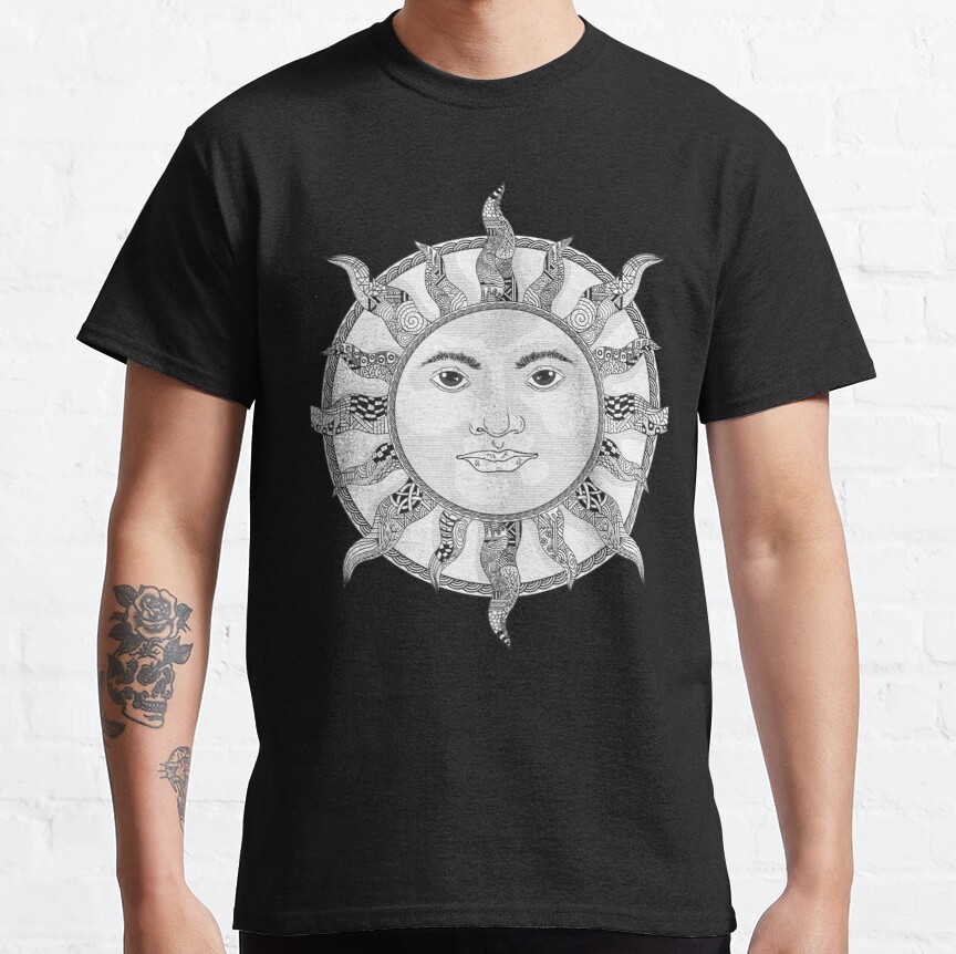 Moon day Moon Face    Classic T-Shirt