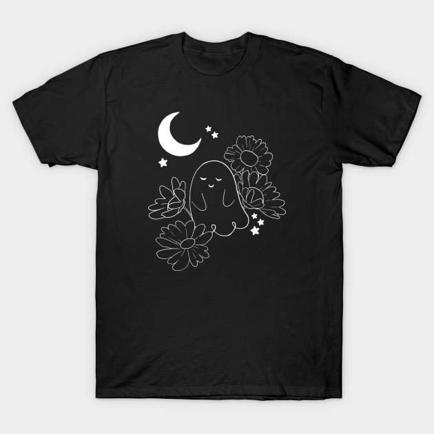 Moon Flower Ghost 1 T-shirt, Hoodie, SweatShirt, Long Sleeve