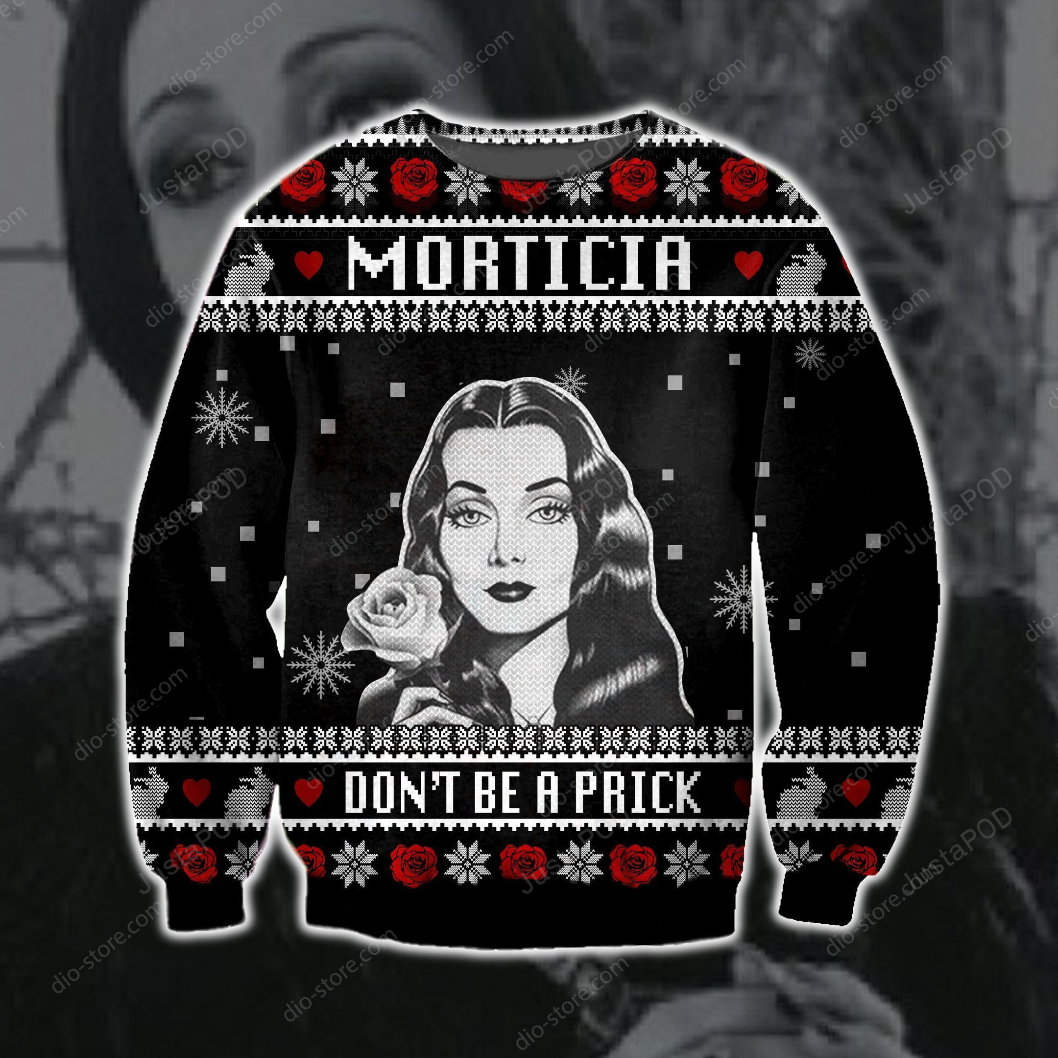 Morticia Dont Be A Prick Knitting Pattern 3d Print Ugly