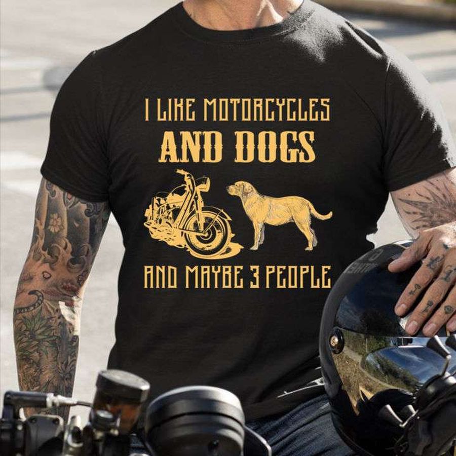 Motorcycles Dogs – I like motorcycles and dogs and maybe 3 people