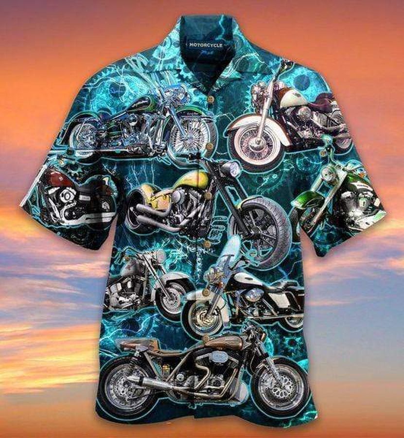 Motorcycles Once A Biker Hawaiian Shirt Pre12647, Hawaiian shirt, beach shorts, One-Piece Swimsuit, Polo shirt, funny shirts, gift shirts