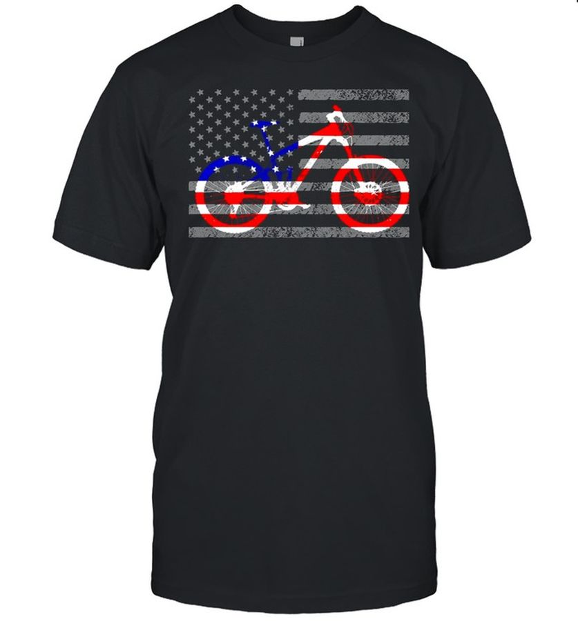Mountain Biking American Flag Mtb Classic T-Shirt, Tshirt, Hoodie, Sweatshirt, Long Sleeve, Youth, funny shirts, gift shirts, Graphic Tee