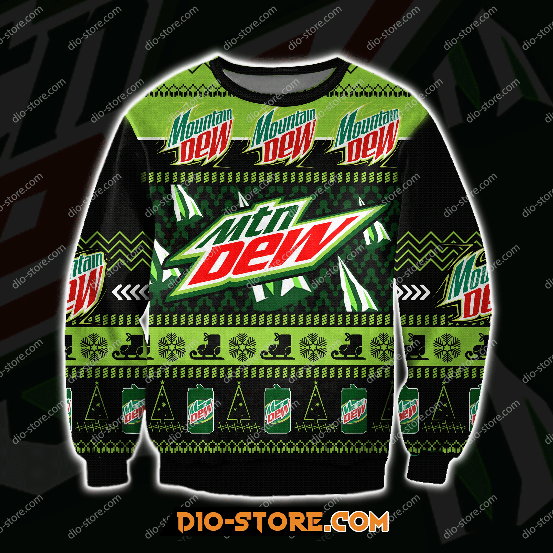 Mountain Drew 3D All Over Print Ugly Christmas Sweater Ugly