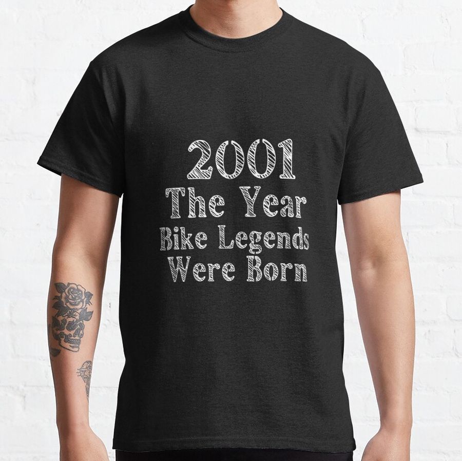 MTB Mountain Biker 2001 Vintage Birthday MTB Mountain Bike Classic T-Shirt