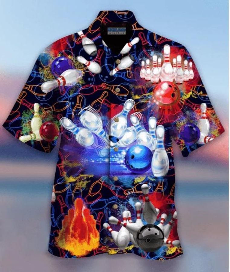 Multi Bowling Flash Light Hawaiian Shirt Pre10156, Hawaiian shirt, beach shorts, One-Piece Swimsuit, Polo shirt, funny shirts, gift shirts