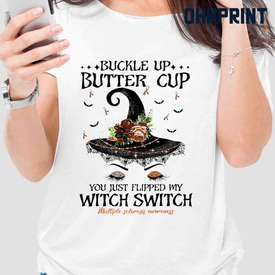 Multiple Sceloris Awareness You Just Flipped My Witch Switch Tshirts White