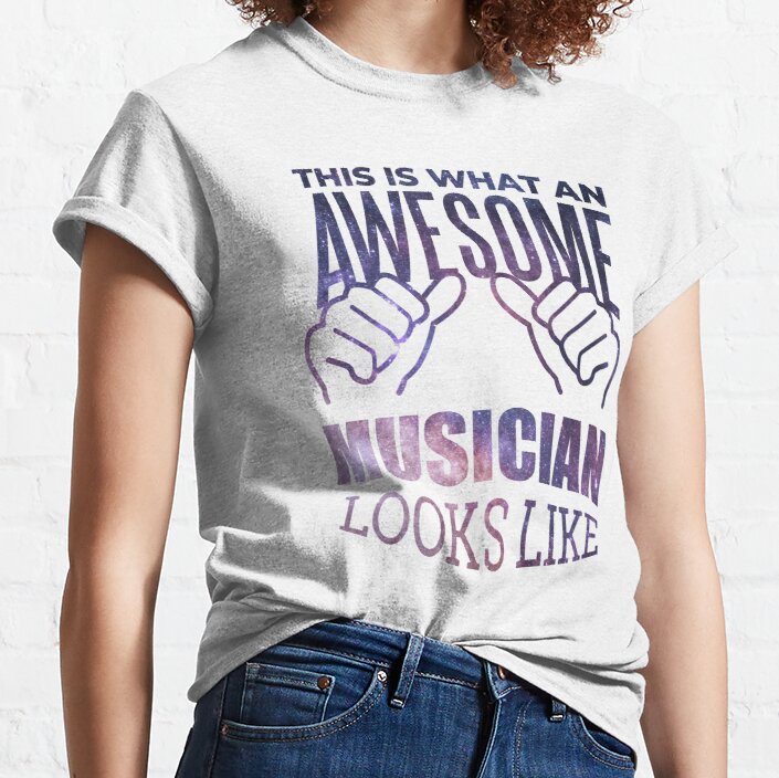 Music Funny Gift Design Classic T-Shirt