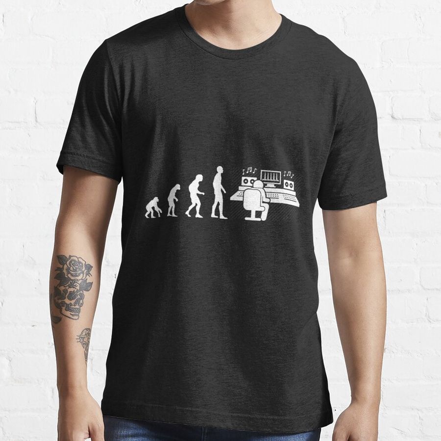 Music Producer Human Evolution Essential T-Shirt