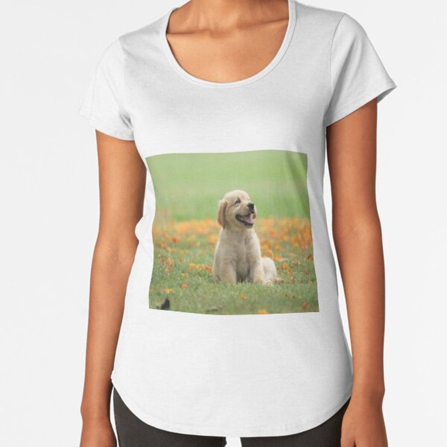 Music Retro Pet Animal Dog Baby Loyal Funny Gifts Men  Premium Scoop T-Shirt