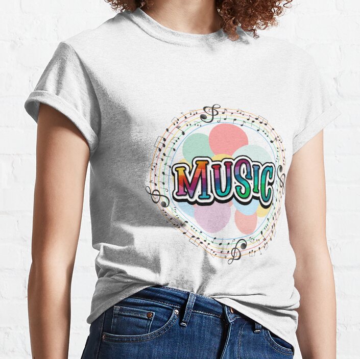 music sticker Classic T-Shirt