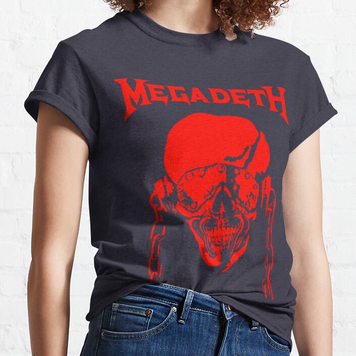 Music Vintage Retro Megadeth Band Funny Graphic Gift Classic T-Shirt