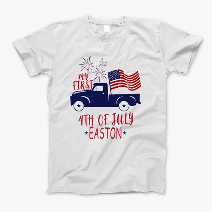 My First 4Th Of July Easton Shirt Independence Day 4Th July Usa Flag Lips Shirt T-Shirt, Tshirt, Hoodie, Sweatshirt, Long Sleeve, Youth, funny shirts