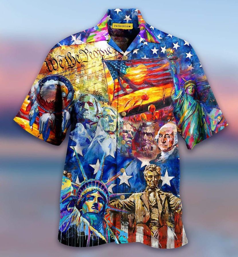 My Patriotic Heart Beats Independence Day Hawaiian Shirt Pre10014, Hawaiian shirt, beach shorts, One-Piece Swimsuit, Polo shirt, funny shirts