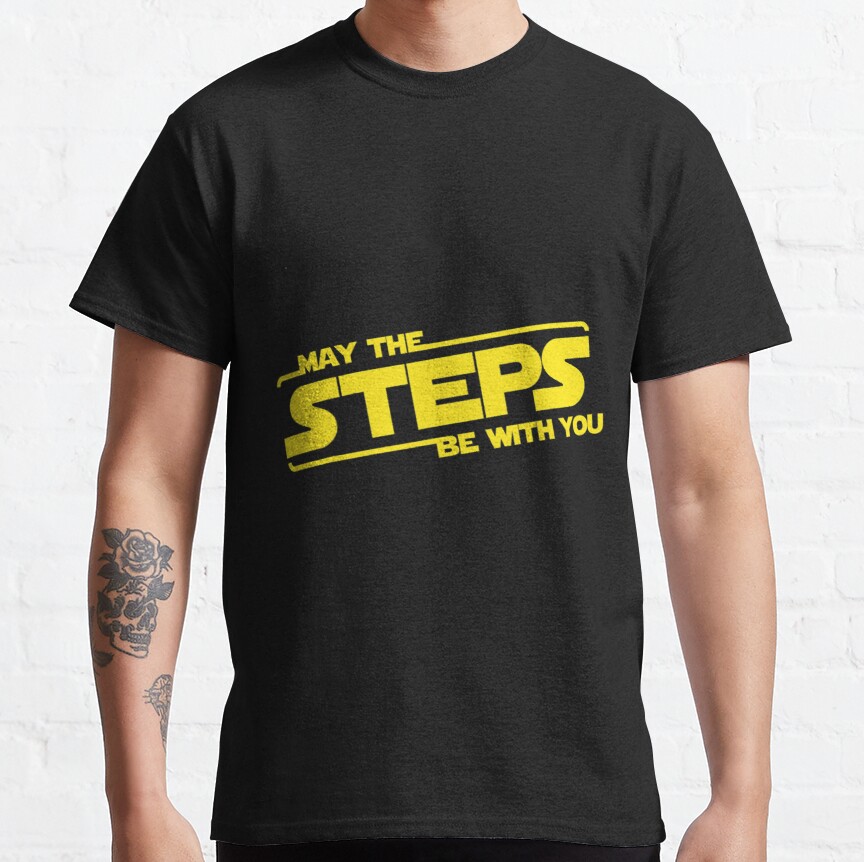 Narcotics Anonymous Shirt May The Steps Be With You NA Classic T-Shirt