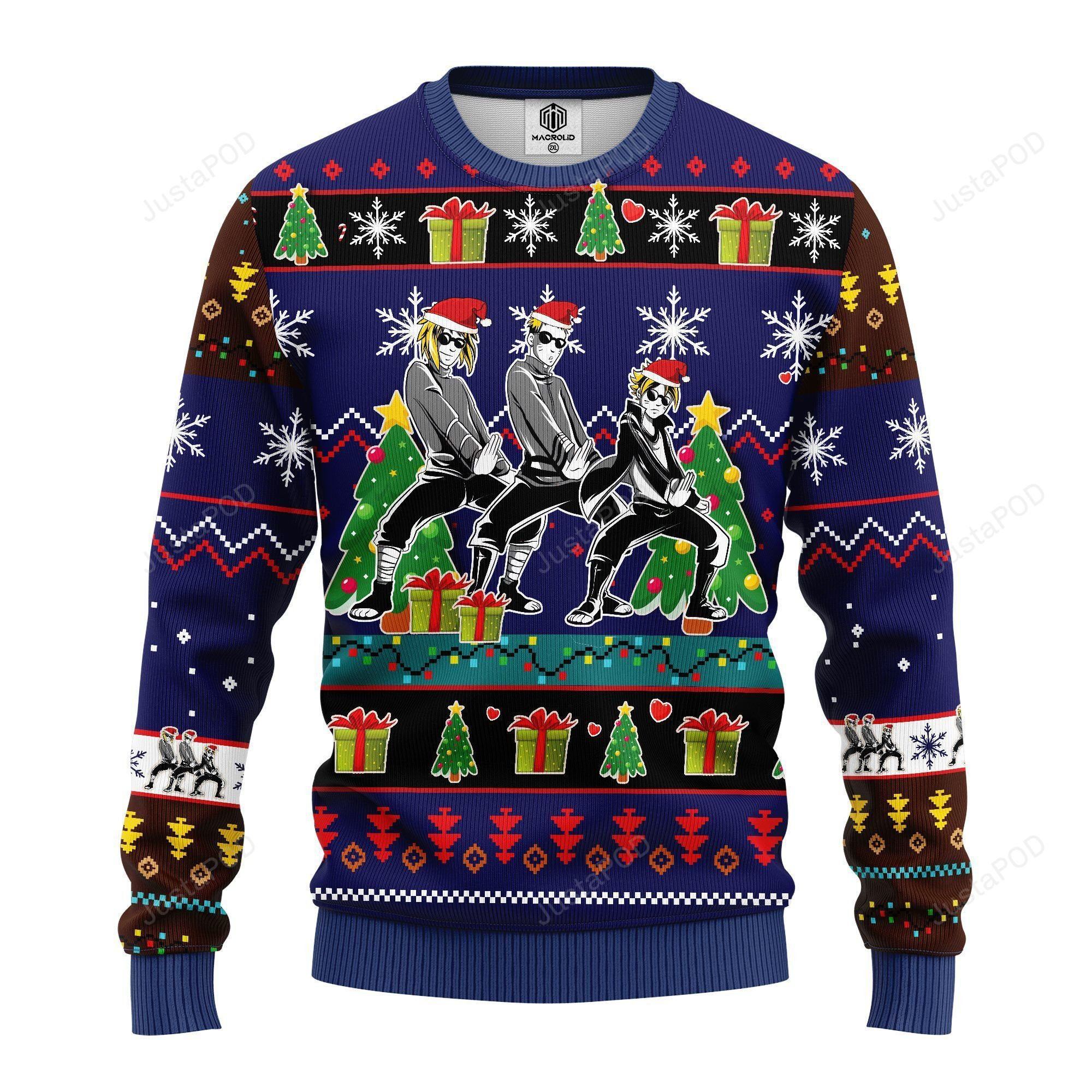 Naruto Boruto Minato Funny Ugly Christmas Sweater All Over Print